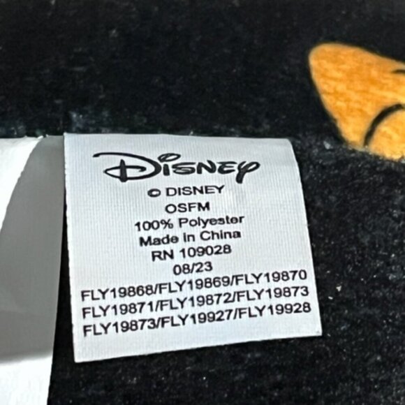 Disney Minnie Mouse Travel Soft Velvet Plush Pillow Gold Bow Ears NWOT - Picture 6 of 6